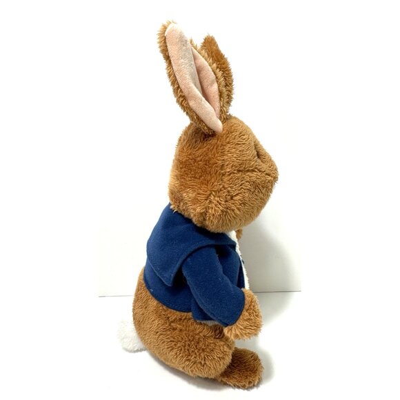 Kohl's Cares Peter Rabbit Plush Brown White Blue Coat 11" Stuffed Bunny Rabbit - Picture 4 of 8